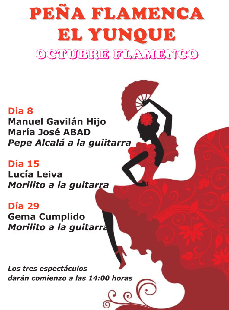 Peña Cultural Flamenca El Yunque Cartelera 2023