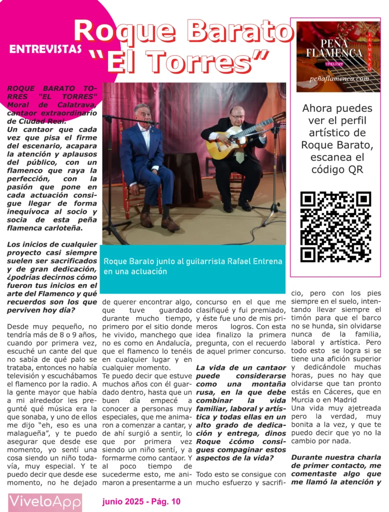 Revista Junio Peña Cultural Flamenca La Albuhera