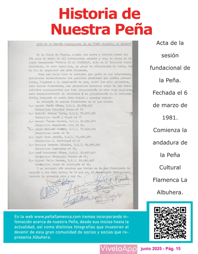Revista Junio Peña Cultural Flamenca La Albuhera