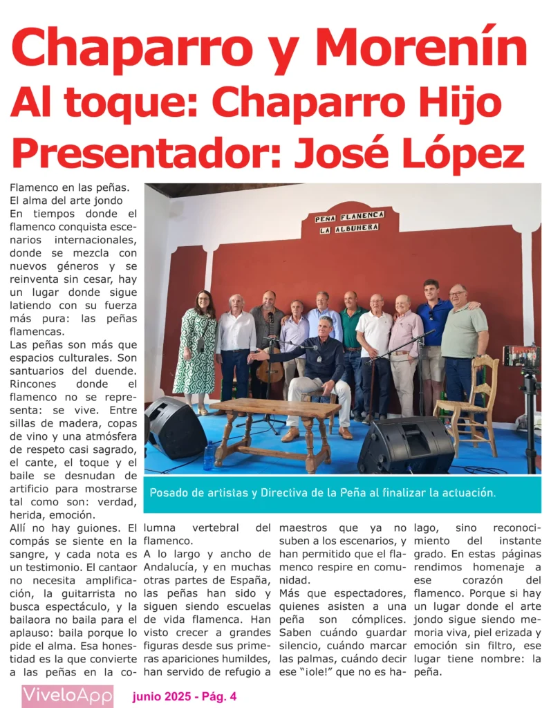 Revista Junio Peña Cultural Flamenca La Albuhera