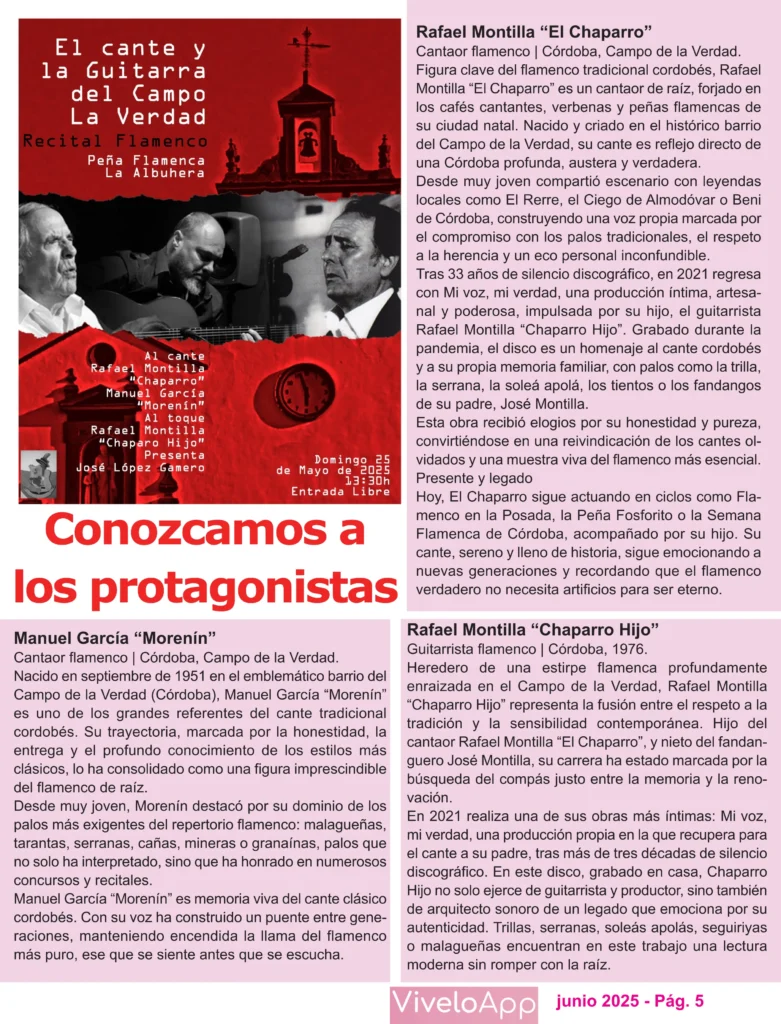 Revista Junio Peña Cultural Flamenca La Albuhera