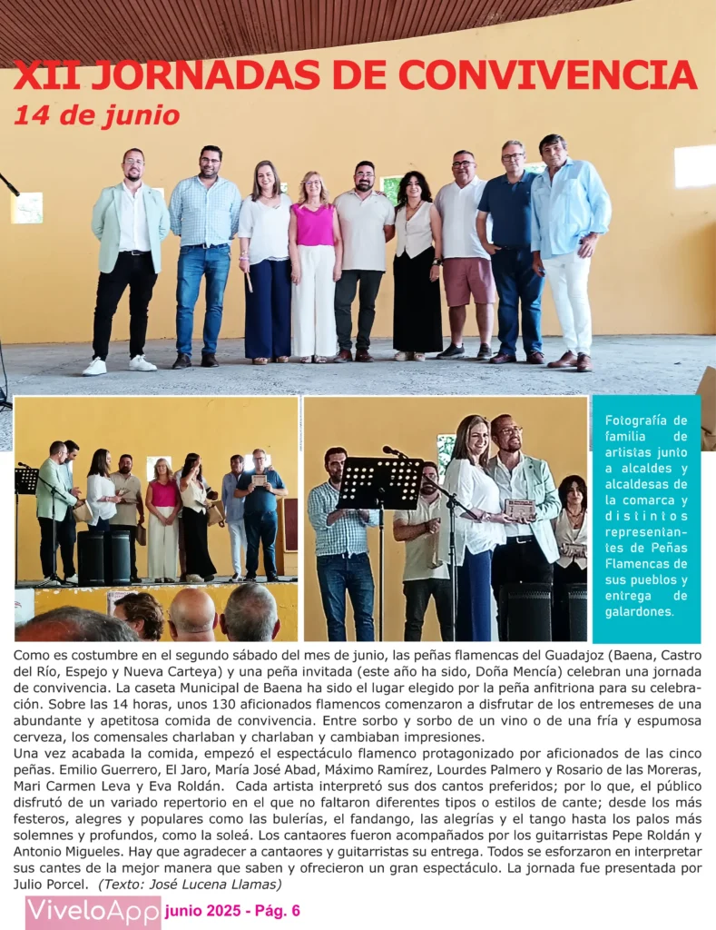 Revista Junio Peña Cultural Flamenca La Albuhera