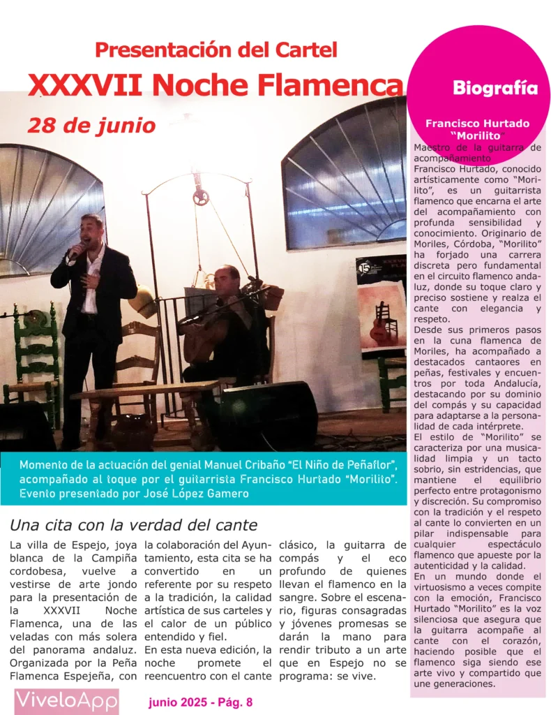 Revista Junio Peña Cultural Flamenca La Albuhera