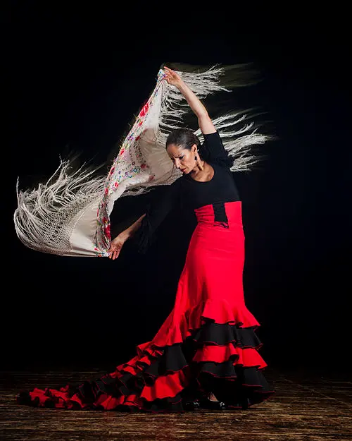 Mujer Bailando Flamenco