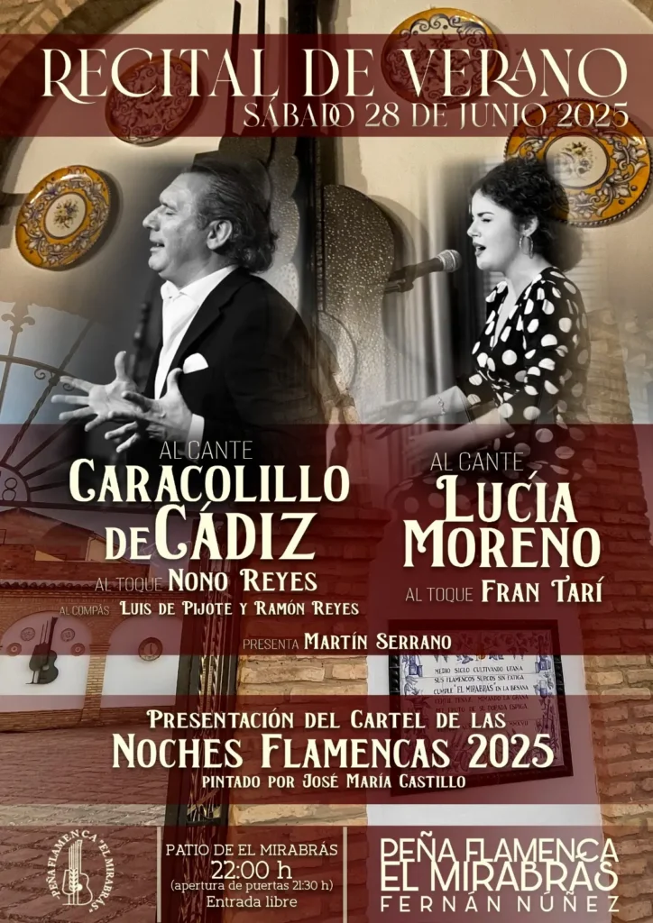 Peña Cultural Flamenca El Mirabrás Cartel