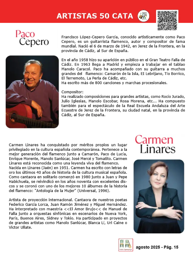 Revista Flamenco Agosto 2025 Peña El Lucero