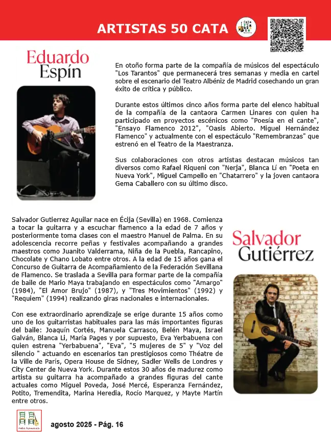 Revista Flamenco Agosto 2025 Peña El Lucero