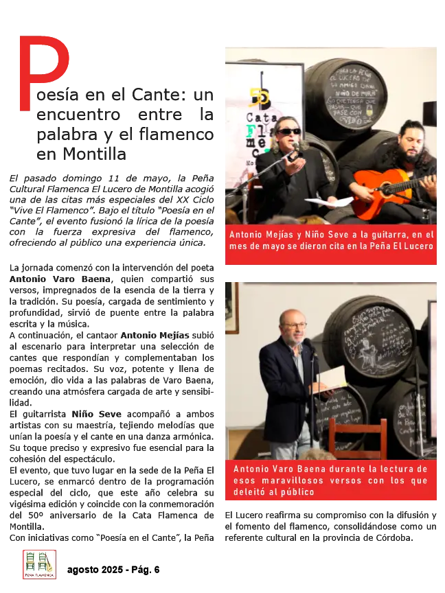 Revista Flamenco Agosto 2025 Peña El Lucero