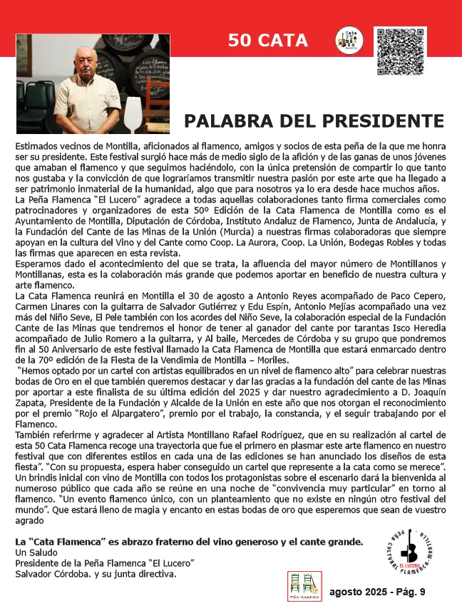 Revista Flamenco Agosto 2025 Peña El Lucero