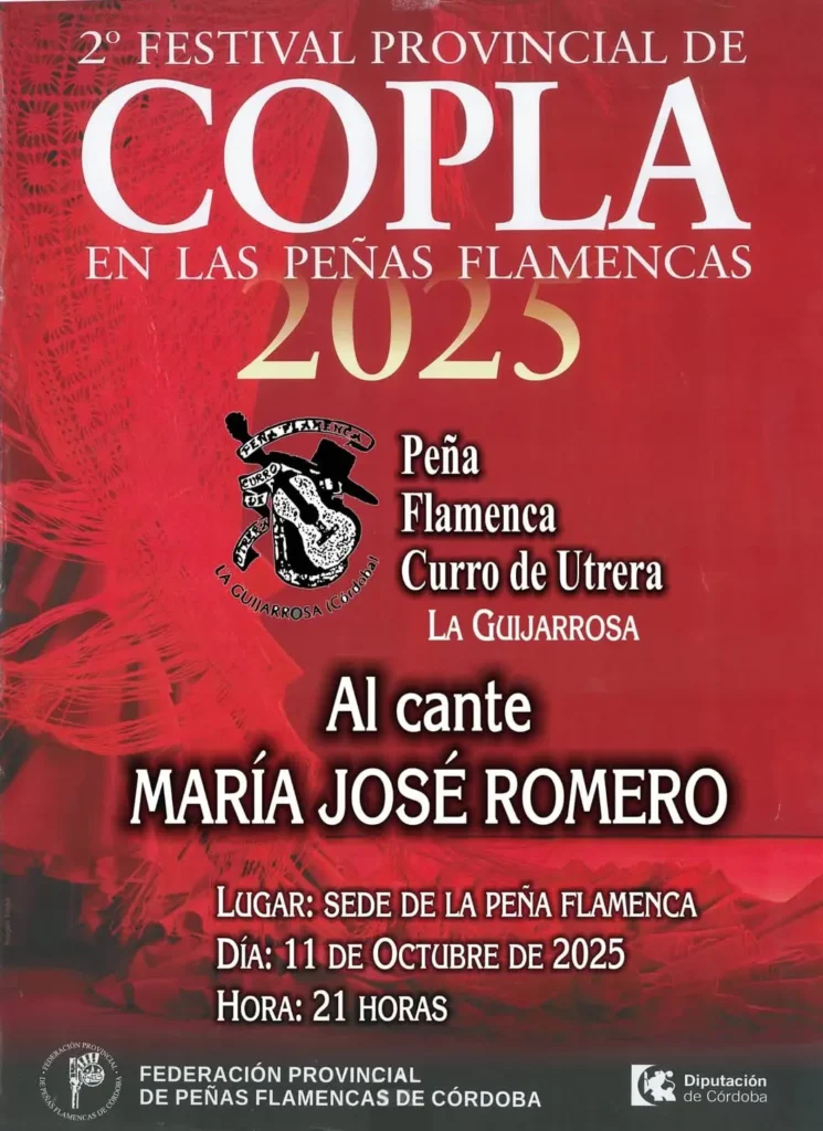 Cartel Copla Curro de Utrera