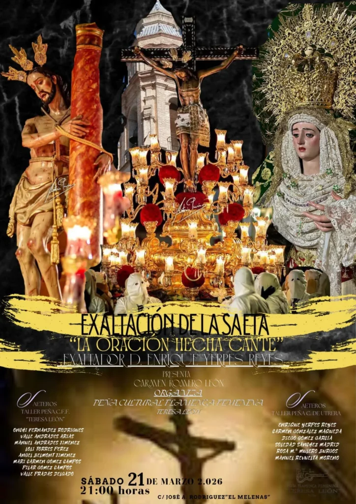 Cartel Peña Cultural Flamenca Teresa León 2026