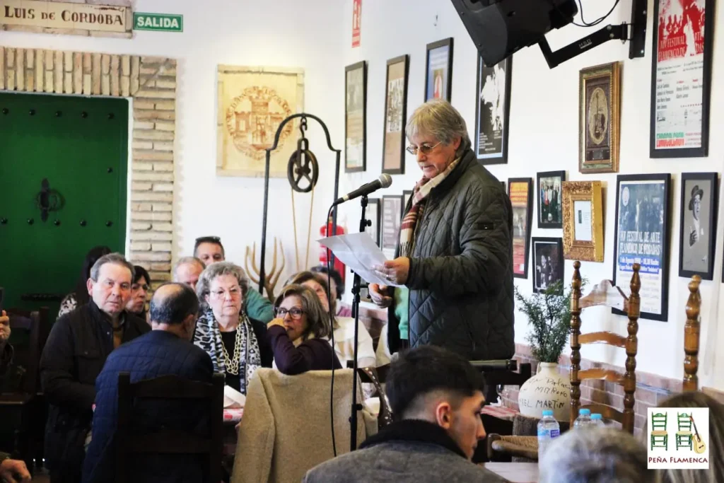 Peña Cultural Flamenca Luis de Córdoba Evento Carmen Carmona