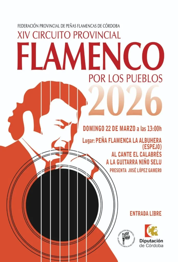 Peña Cultural Flamenca La Albuhera Cartel 2026