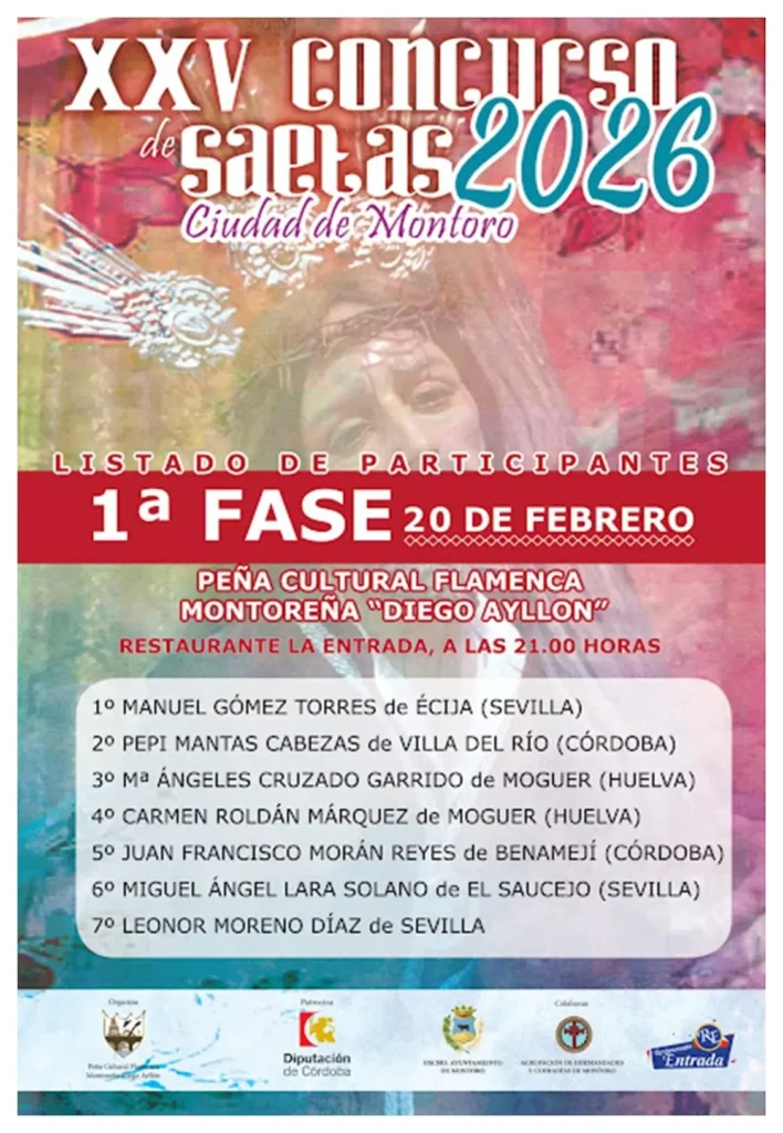 Peña Cultural Flamenca Diego Ayllón Cartel 2026