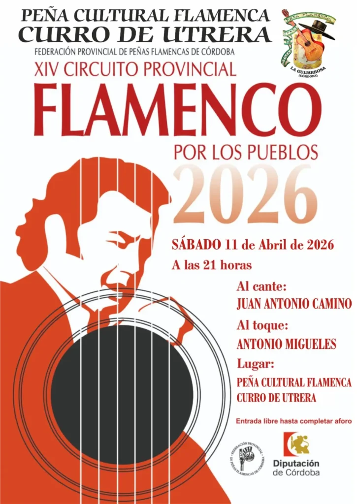 Peña Cultural Flamenca Curro de Utrera XIV Circuito Provincial Flamenco por los Pueblos 2026