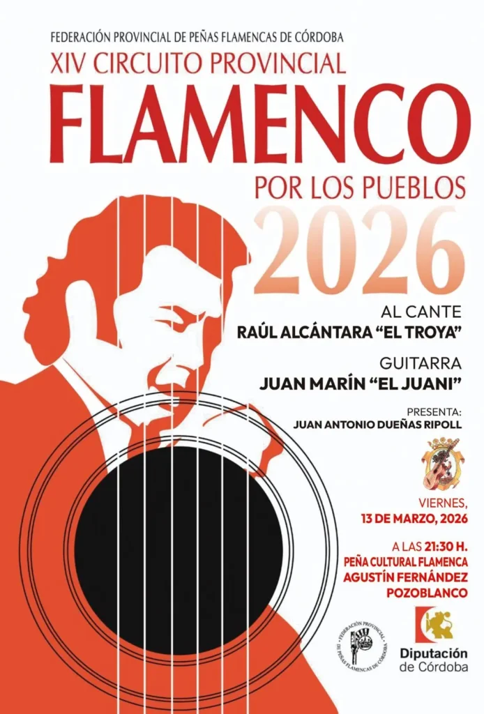 Peña Cultural Flamenca Agustín Fernández Cartel 2026