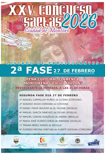 Peña Cultural Flamenca Diego Ayllón Cartel 2026