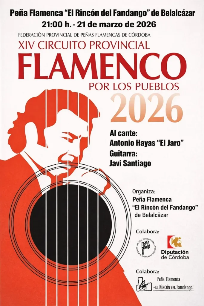 Peña Cultural Flamenca El Rincón del Fandango Cartel 2026
