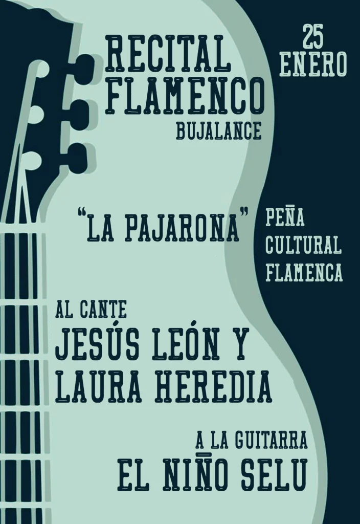 Peña Cultural Flamenca La Pajarona Cartel 2026