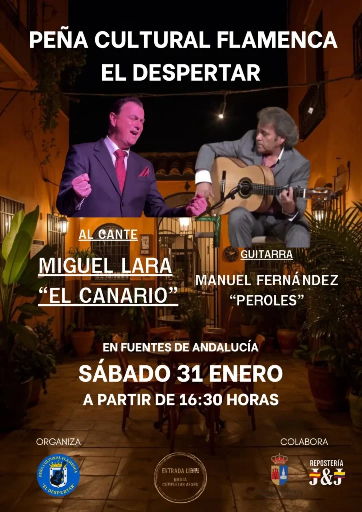 Peña Cultural Flamenca El Despertar Cartel 2026