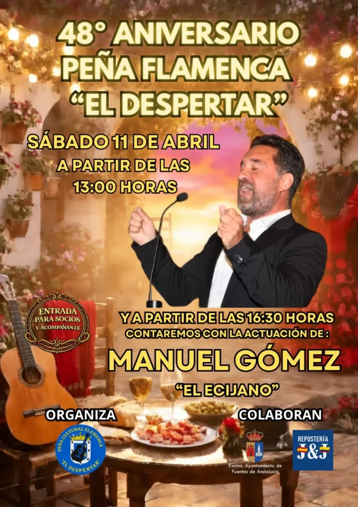 Peña Cultural Flamenca El Despertar Cartel 2026