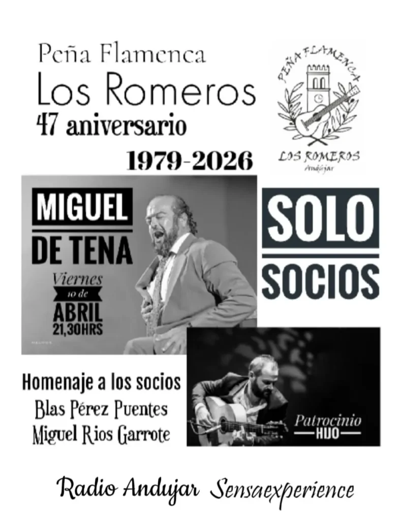 Peña Cultural Flamenca Los Romeros Cartel 2026