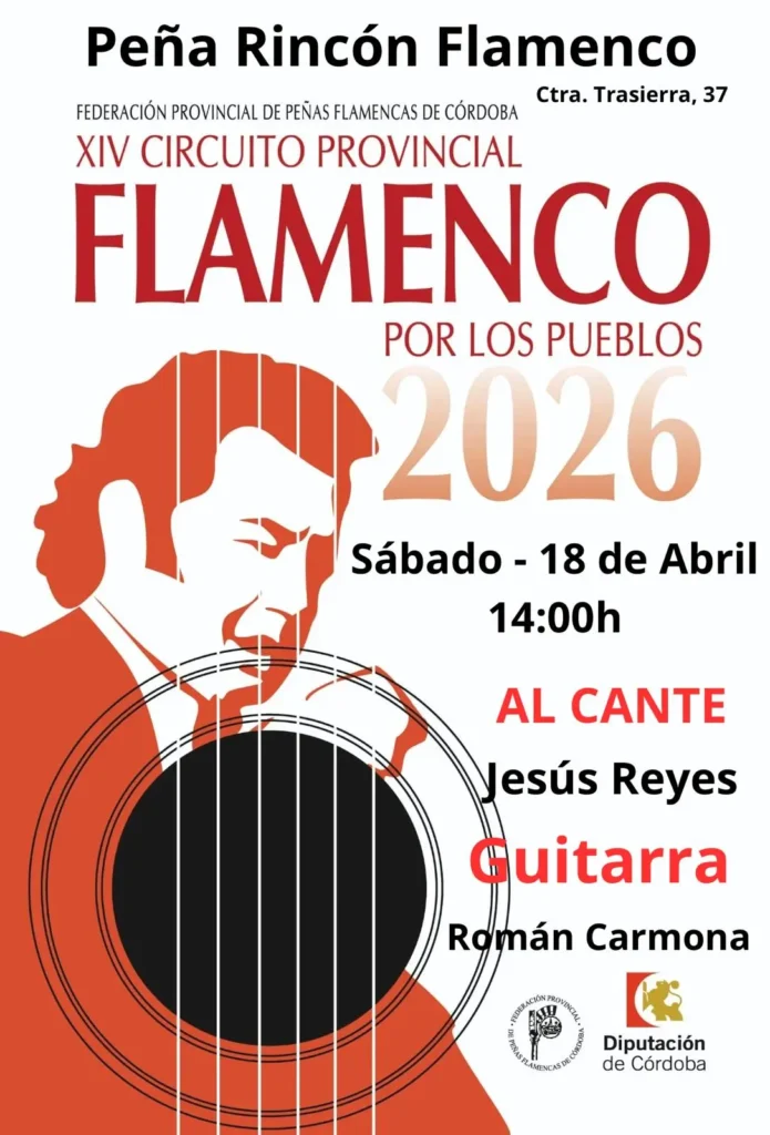 Peña Cultural Flamenca Rincón del Flamenco Cartel 2026