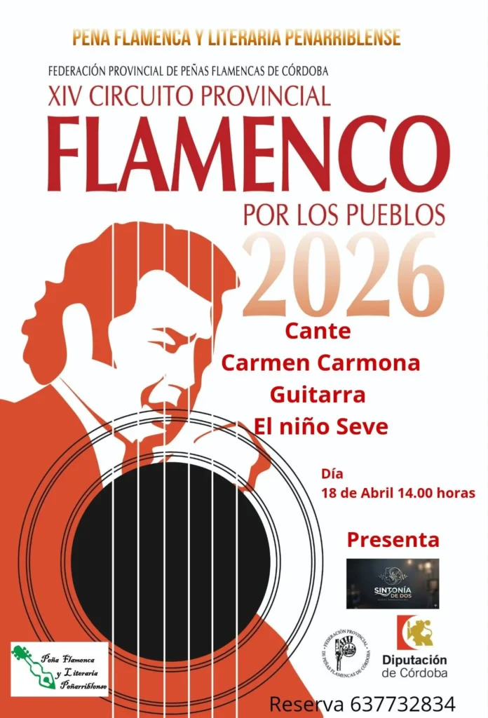 Peña Cultural Flamenca Peñarriblense Cartel 2026