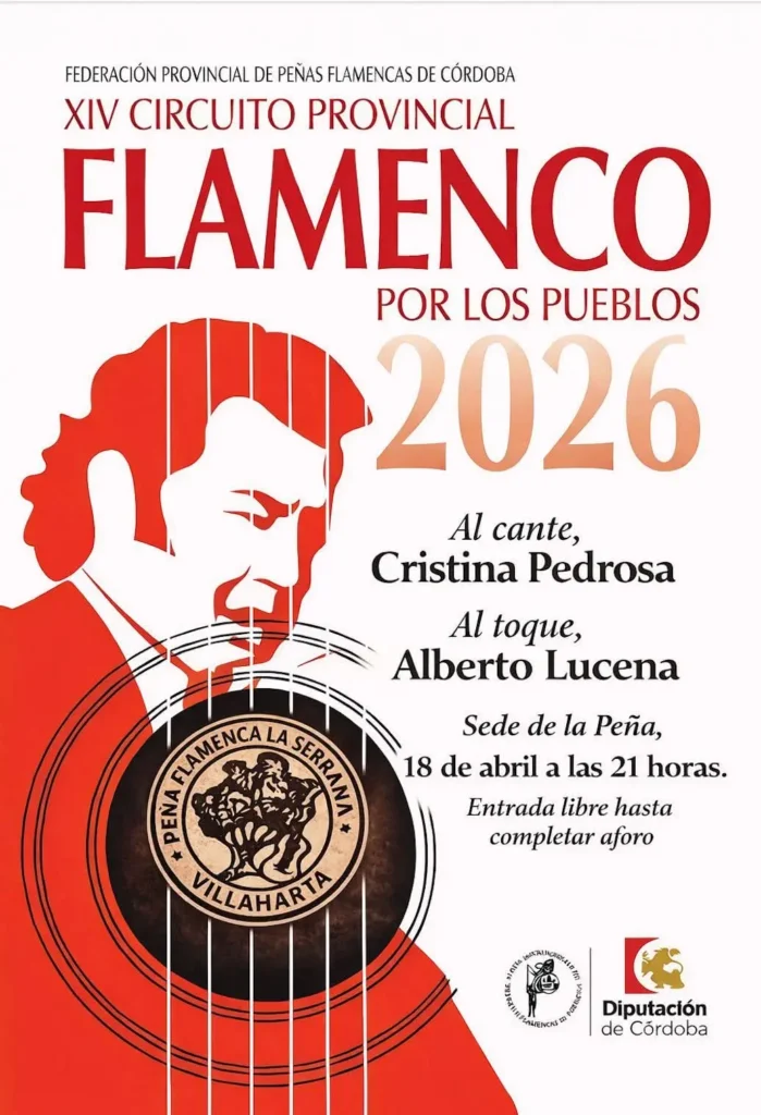 Peña Cultural Flamenca La Serrana Cartel 2026