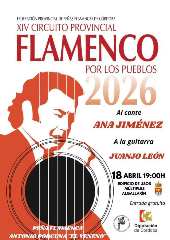 Peña Cultural Flamenca El Veneno Cartel 2026