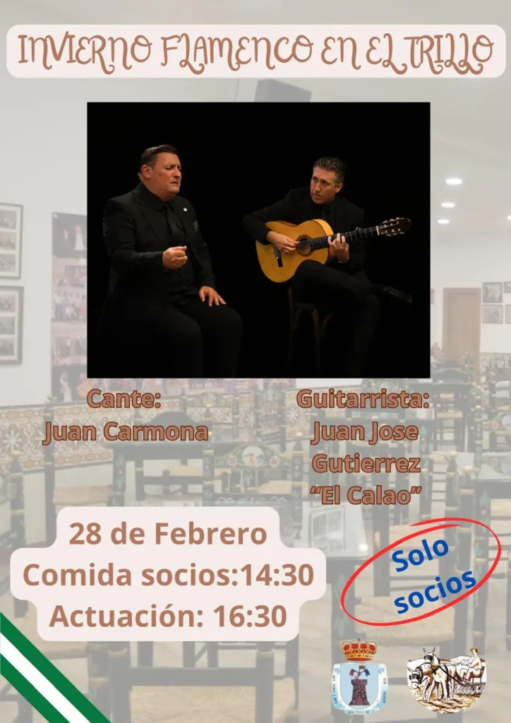 Peña Cultural Flamenca El Trillo Cartelera 2026