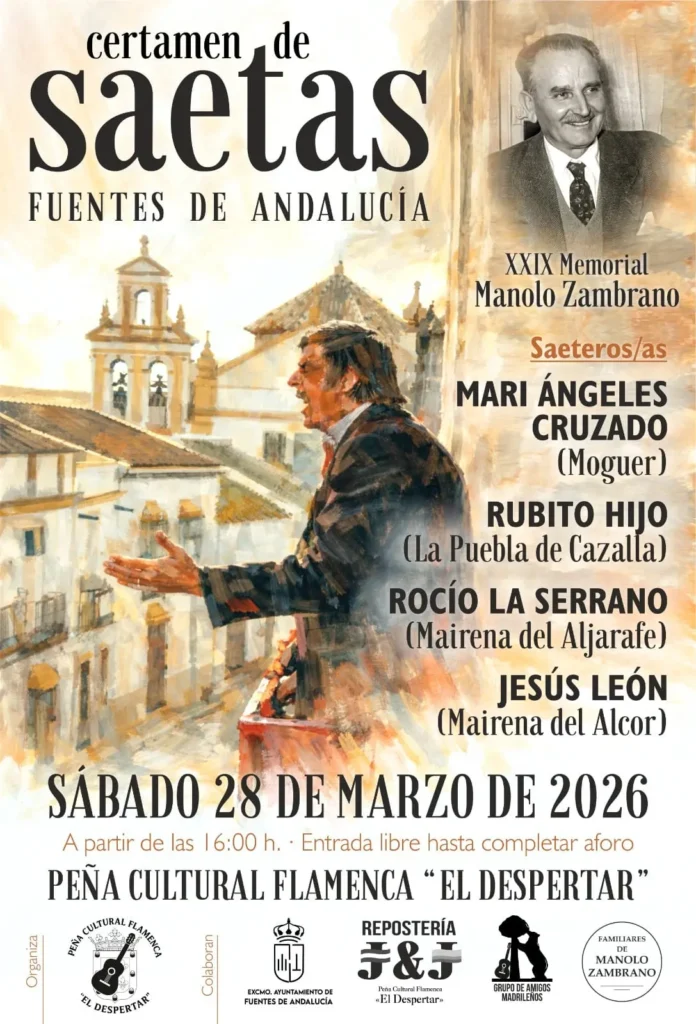 Peña Cultural Flamenca El Despertar Cartel 2026