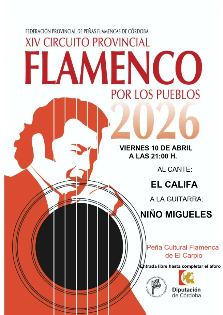 Peña Cultural Flamenca El Carpio Cartel 2026