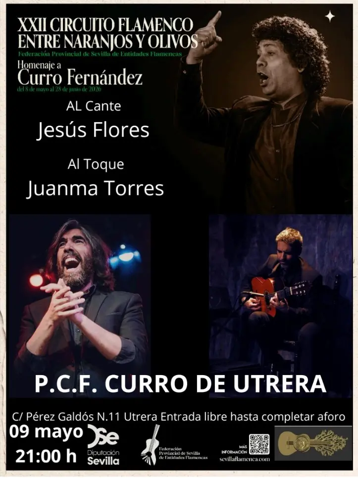 Peña Cultural Flamenca Curro de Utrera Sevilla Cartelera 2026