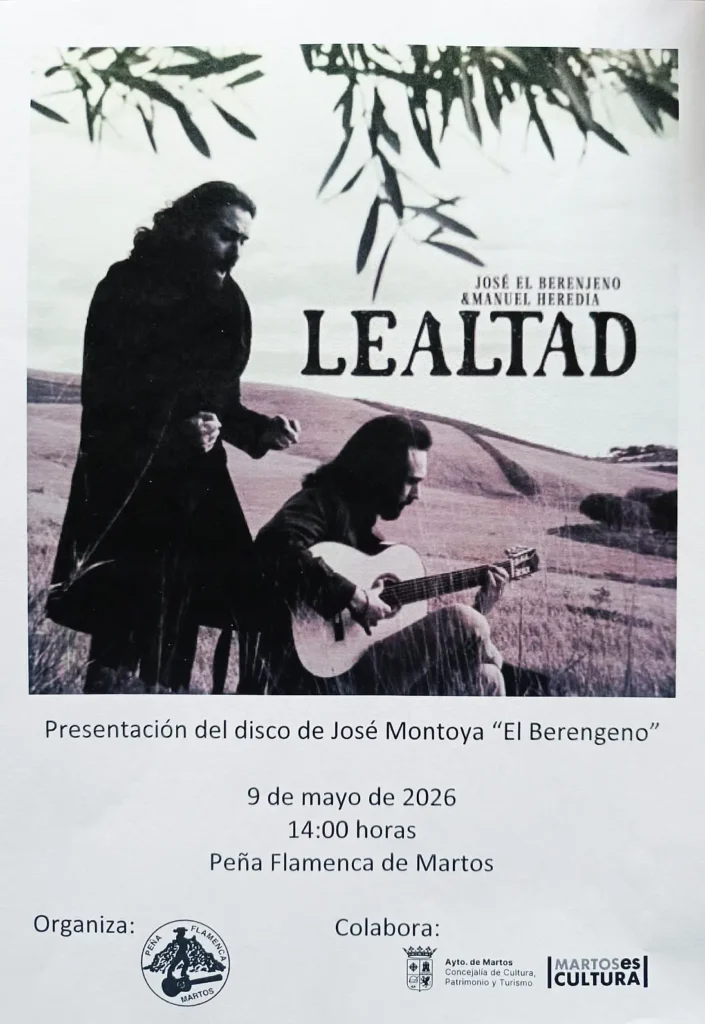 Peña Cultural Flamenca de Martos Cartelera 2026