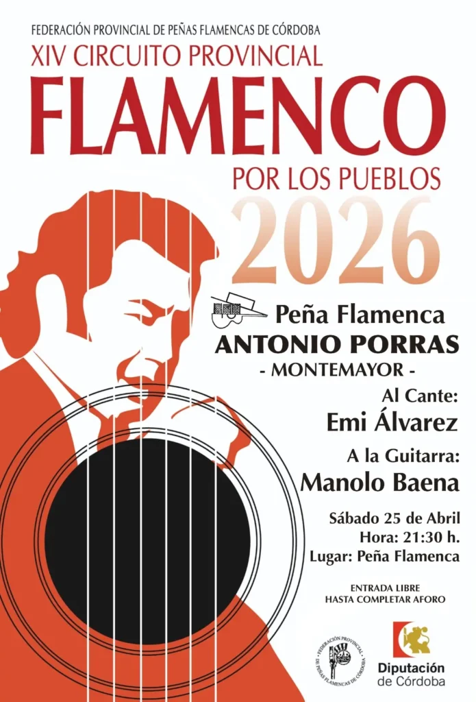 Peña Cultural Flamenca Antonio Porras Cartel 2026