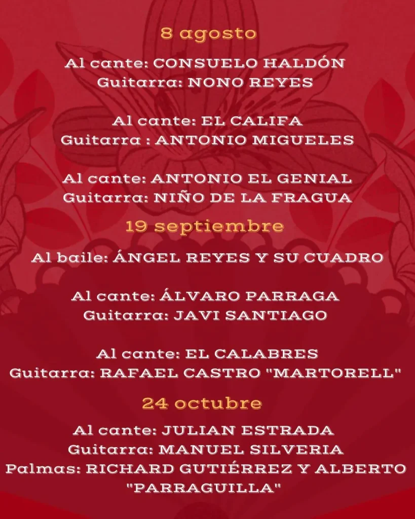 Peña Cultural Flamenca El Veneno Cartel 2026