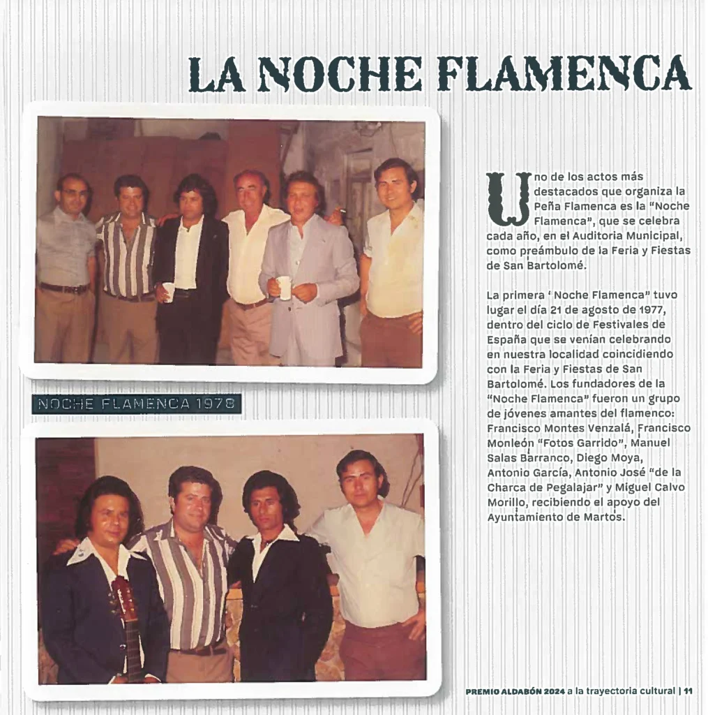 Peña Cultural Flamenca de Martos Revista 40 Años de Arte y Compás