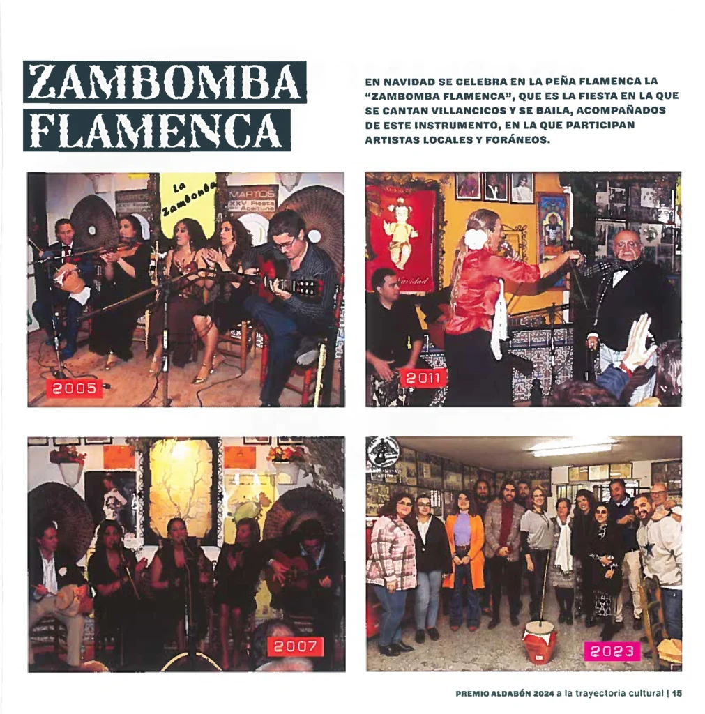Peña Cultural Flamenca de Martos Revista 40 Años de Arte y Compás