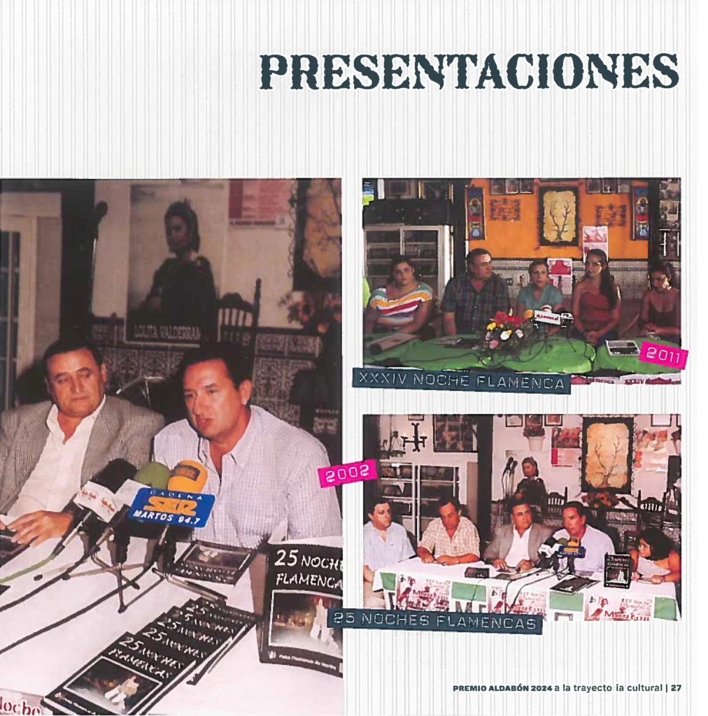 Peña Cultural Flamenca de Martos Revista 40 Años de Arte y Compás