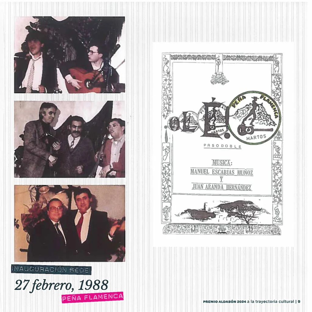 Peña Cultural Flamenca de Martos Revista 40 Años de Arte y Compás