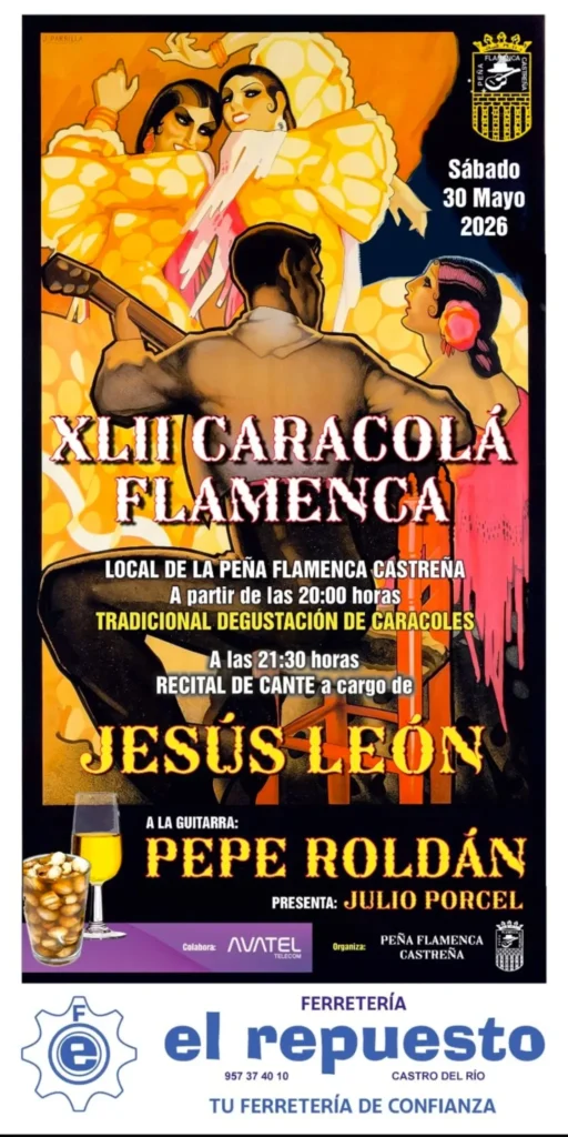 Peña Cultural Flamenca Castreña Cartelera 2026