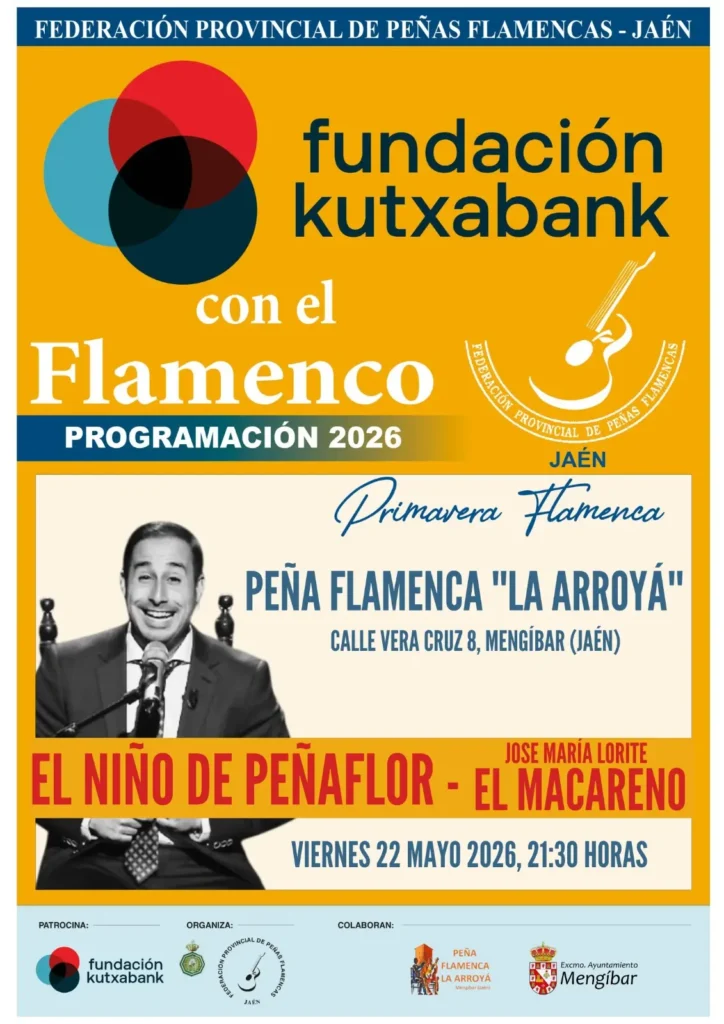 Peña Cultural Flamenca La Arroyá Cartelera 2026