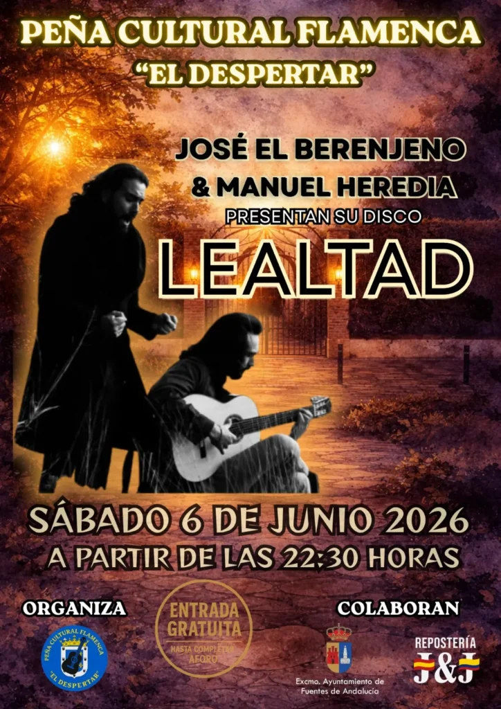Peña Cultural Flamenca El Despertar Cartelera 2026