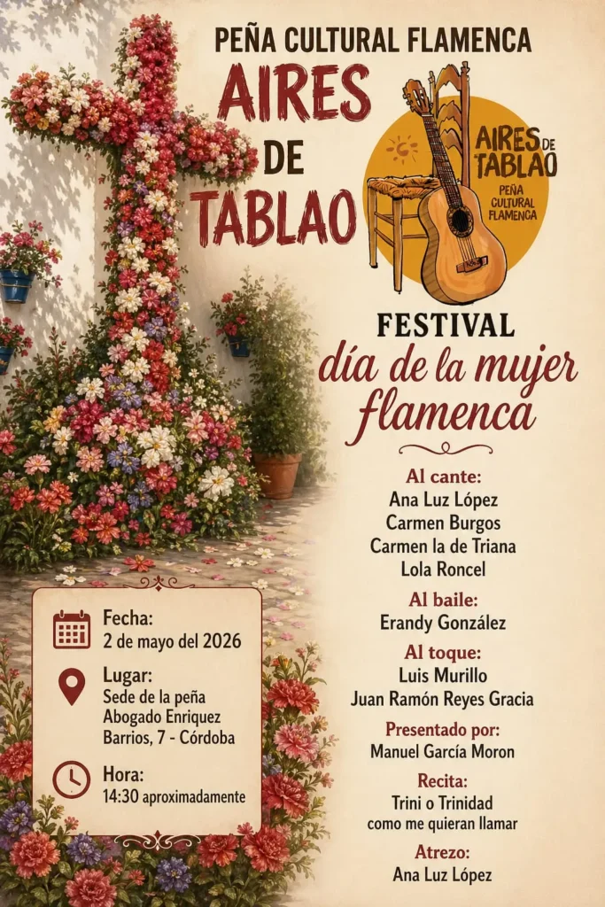Peña Cultural Flamenca Aires de Tablao Cartelera 2026
