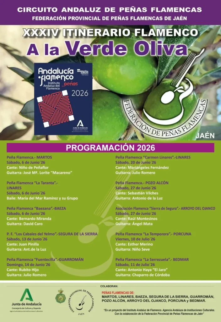 Itinerario Flamenco A la Verde Oliva 2026