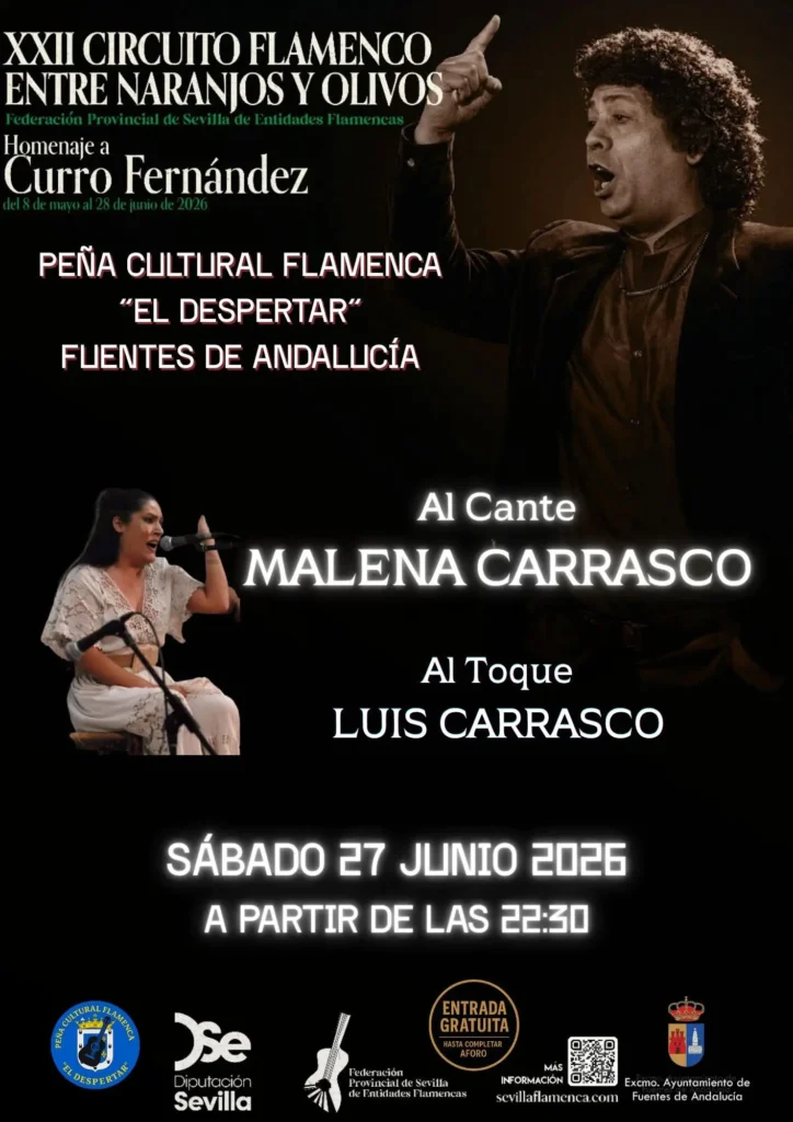 Peña Cultural Flamenca El Despertar Cartelera 2026