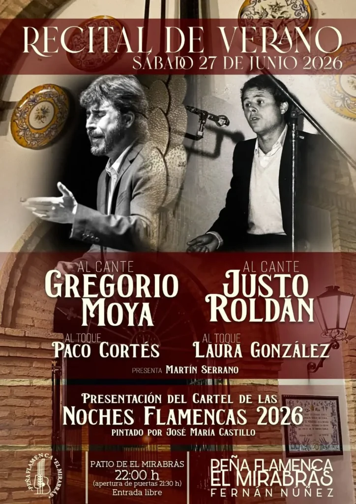 Peña Cultural Flamenca El Mirabrás Cartelera 2026
