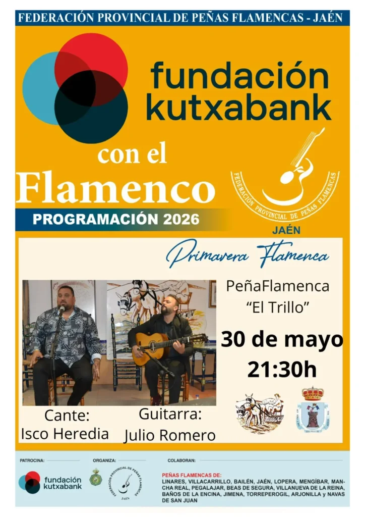Peña Cultural Flamenca El Trillo Cartelera 2026
