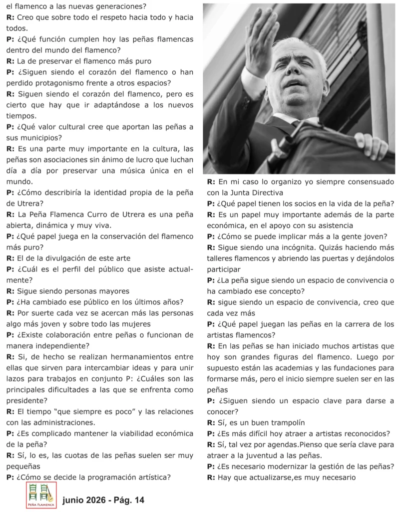 Revista Flamenco Junio 2026 Peña Curro de Utrera Sevilla
